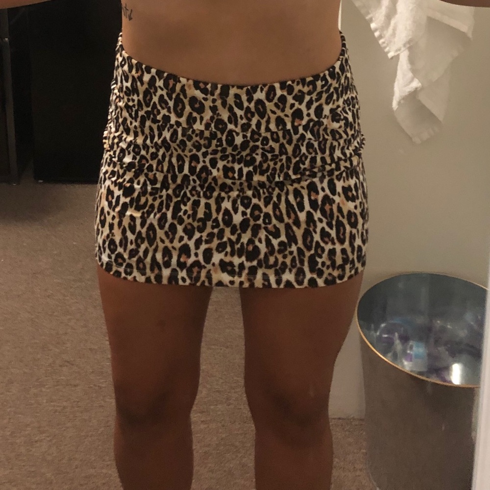 CHEETAH MINI SKIRT